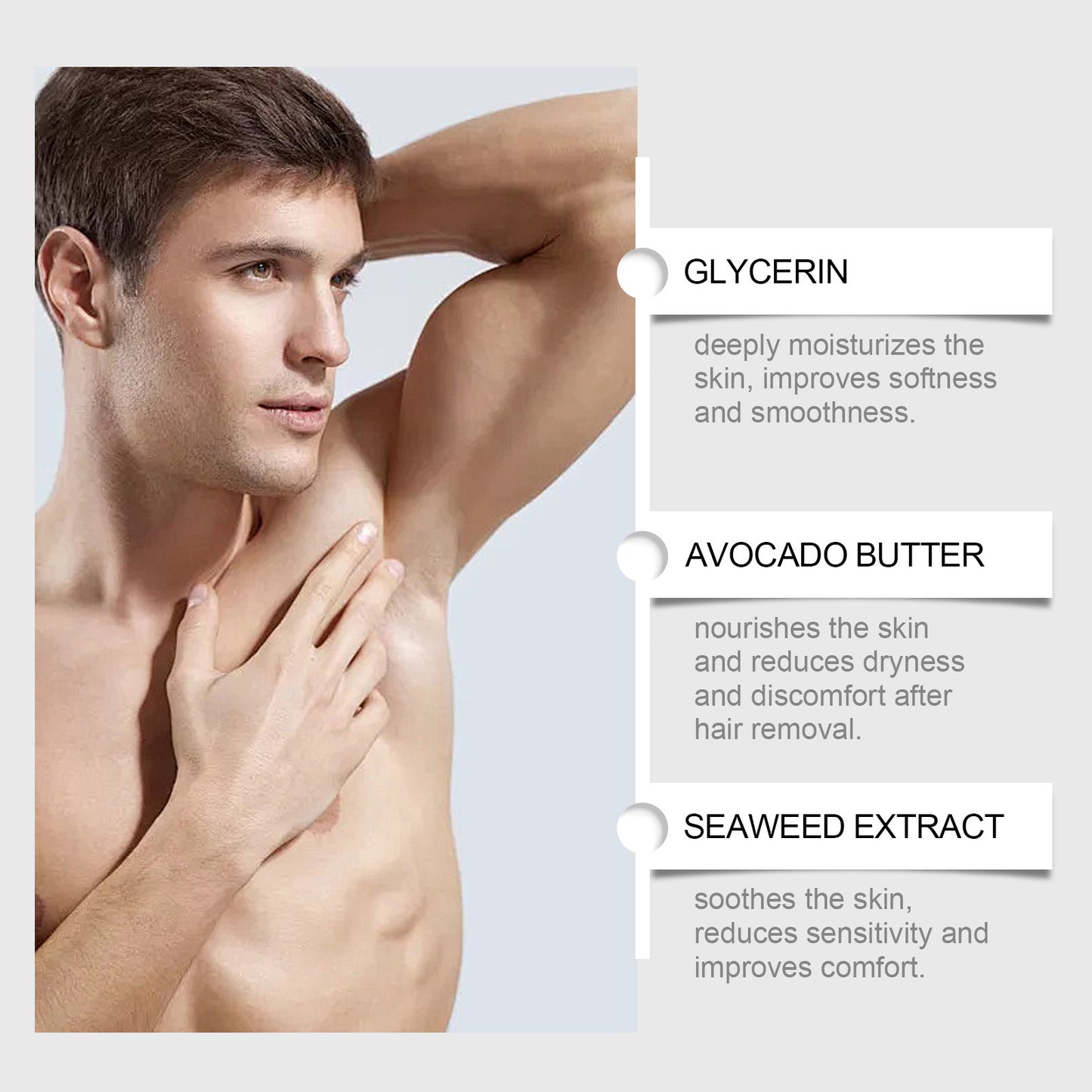 EAST MOON Hair Removal Care Cream: Full Body Hair Removal Care, Leaves No Dark Spots, Moisturizing and Nourishing Skin Care Cream