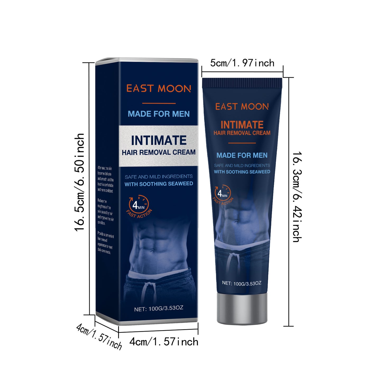 EAST MOON Hair Removal Care Cream: Full Body Hair Removal Care, Leaves No Dark Spots, Moisturizing and Nourishing Skin Care Cream