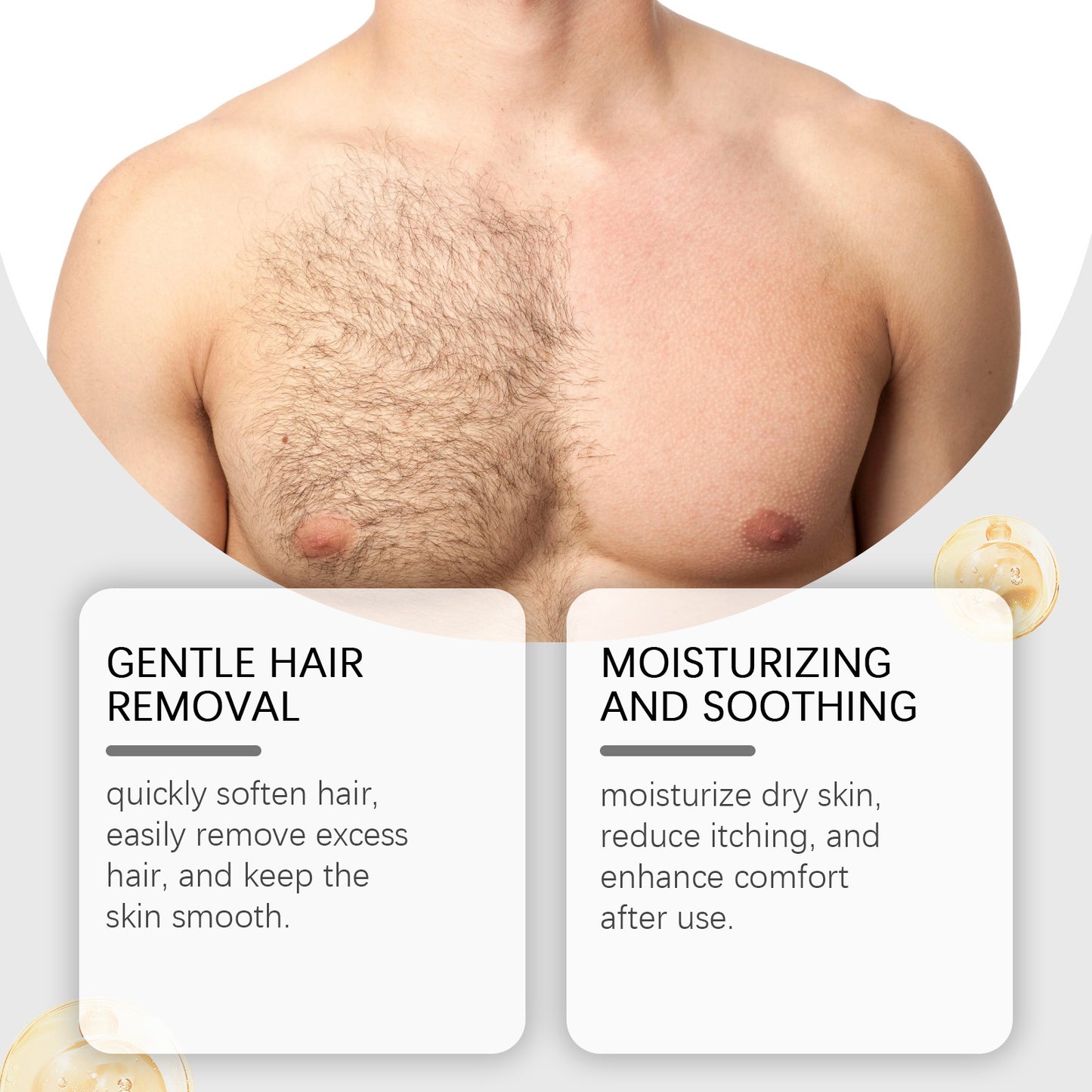 EAST MOON Hair Removal Care Cream: Full Body Hair Removal Care, Leaves No Dark Spots, Moisturizing and Nourishing Skin Care Cream