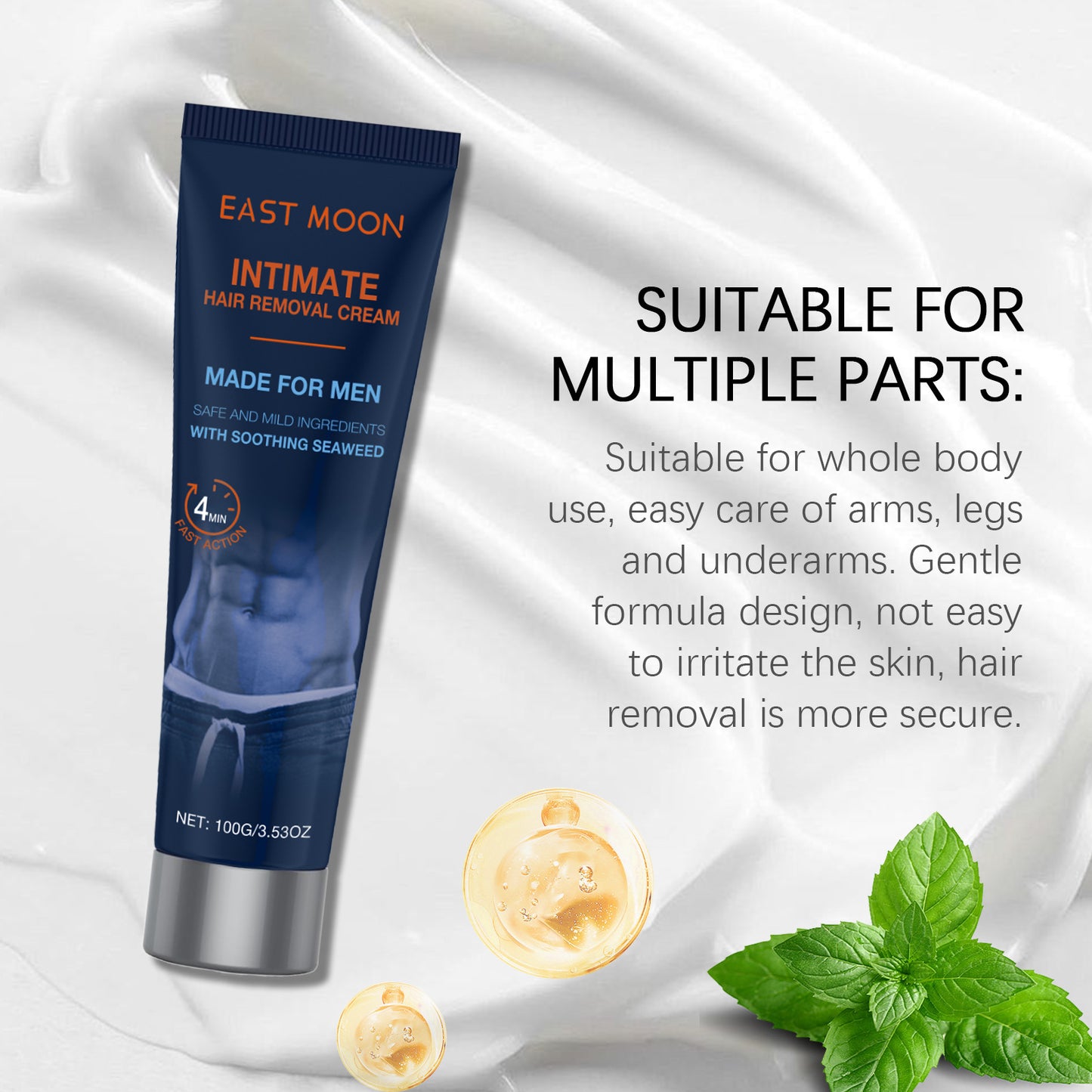 EAST MOON Hair Removal Care Cream: Full Body Hair Removal Care, Leaves No Dark Spots, Moisturizing and Nourishing Skin Care Cream